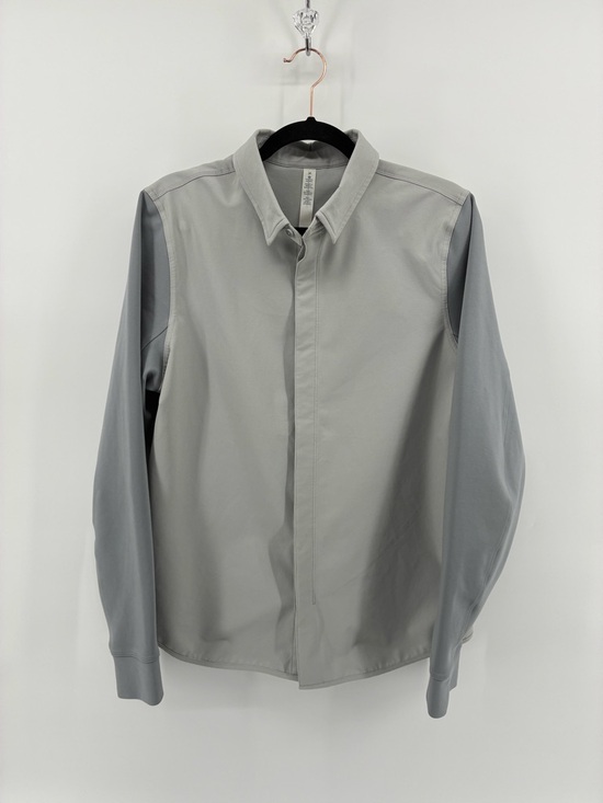 lululemon athletica Other - Lululemon Men's Heavyweight Button Down Short Minimalist Two Tone Grey